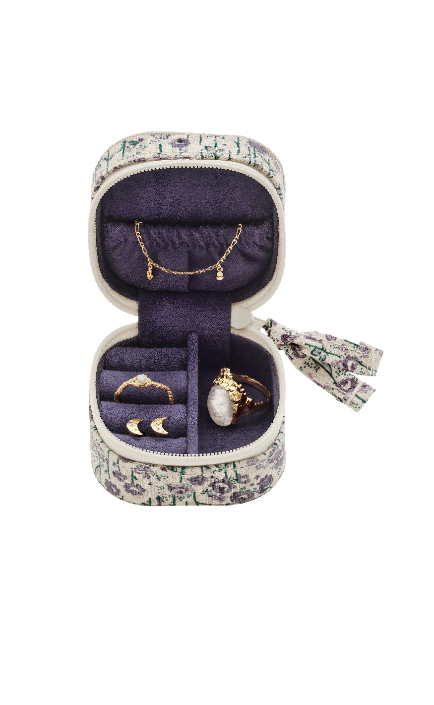 Maanesten Smykkeskrin - Alice - Purple Heart