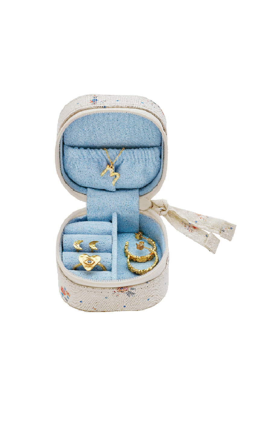 Maanesten Smykkeskrin - Alice - Sky Blue
