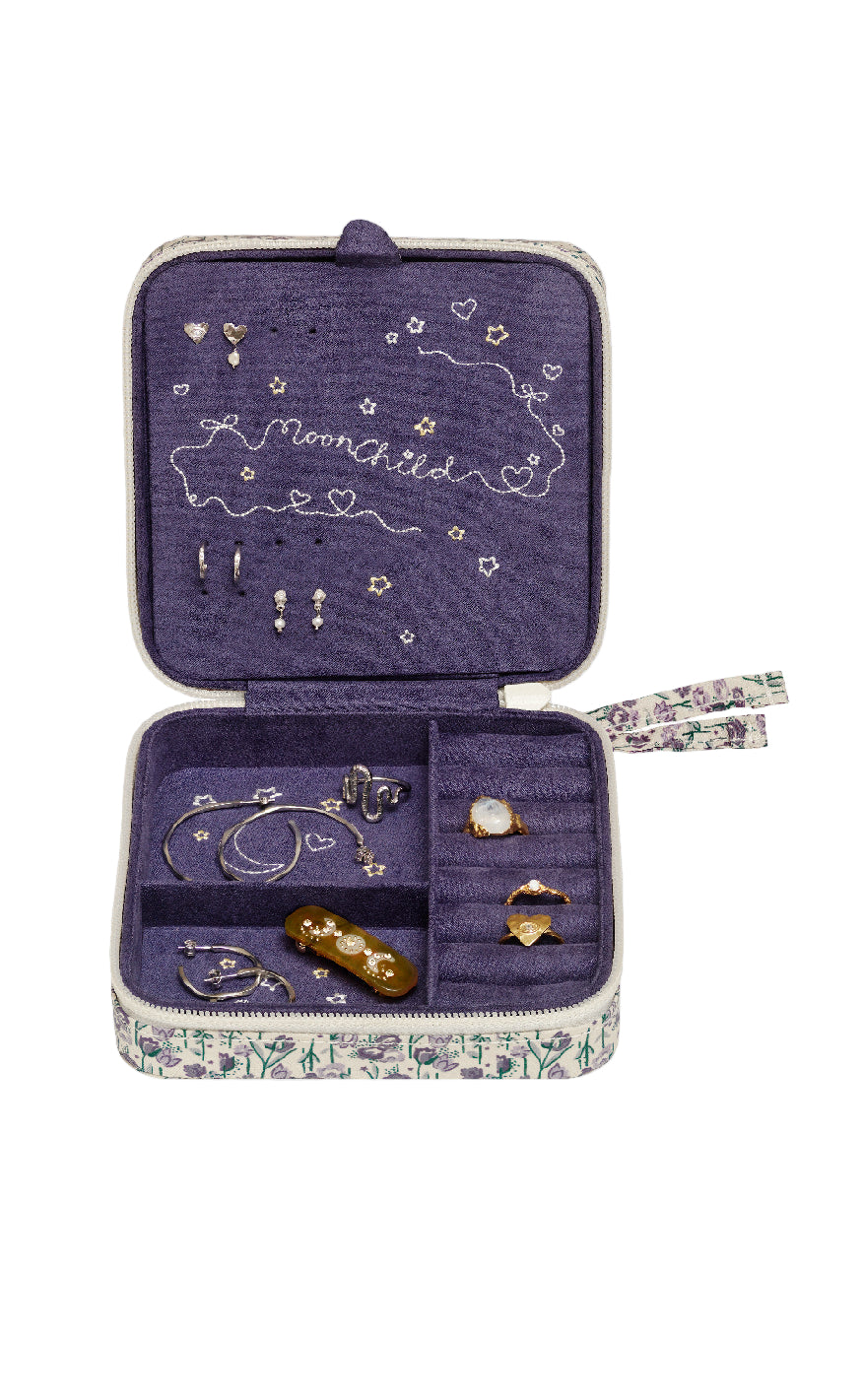 Maanesten Smykkeskrin - Amelia - Purple Heart