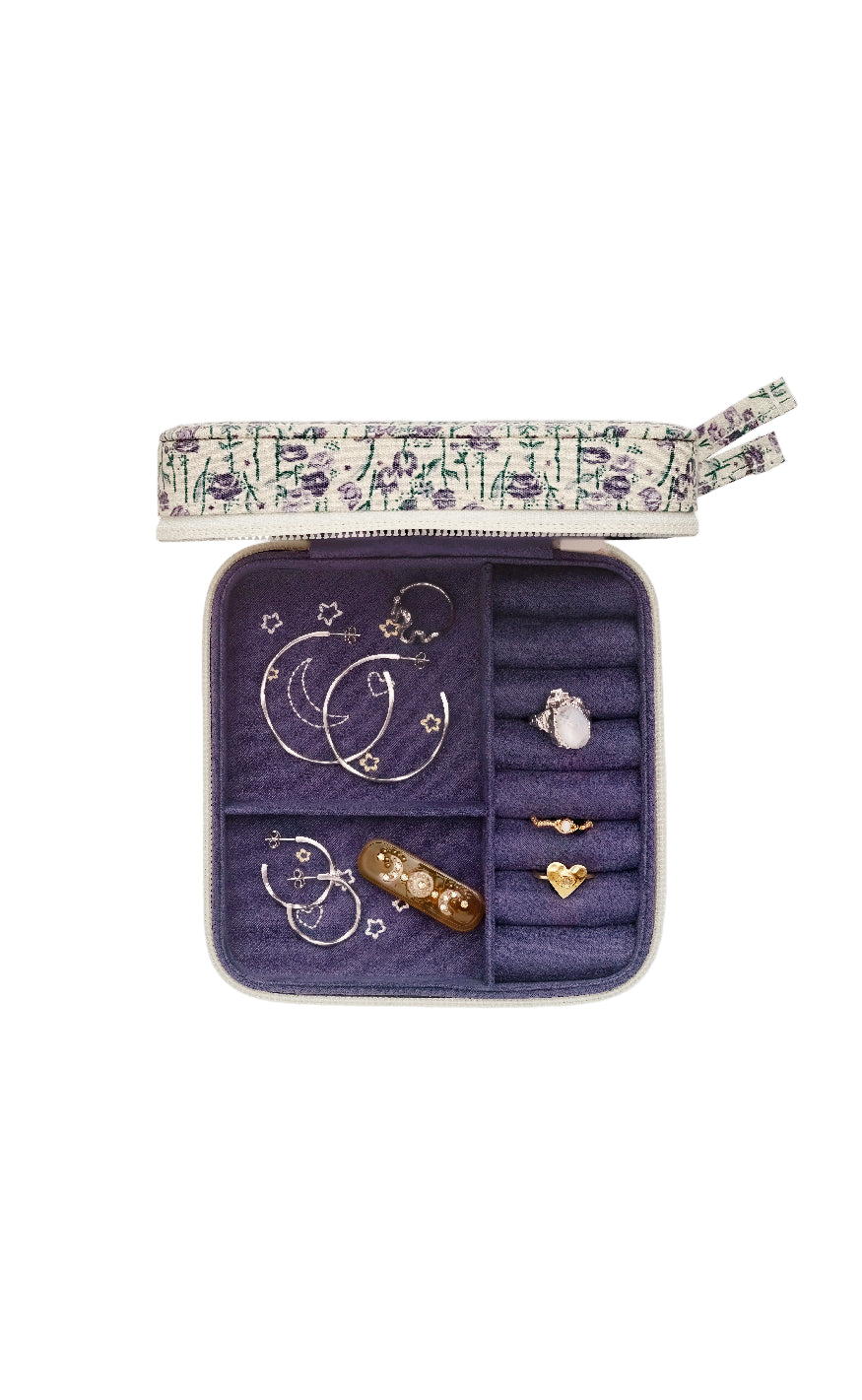 Maanesten Smykkeskrin - Amelia - Purple Heart