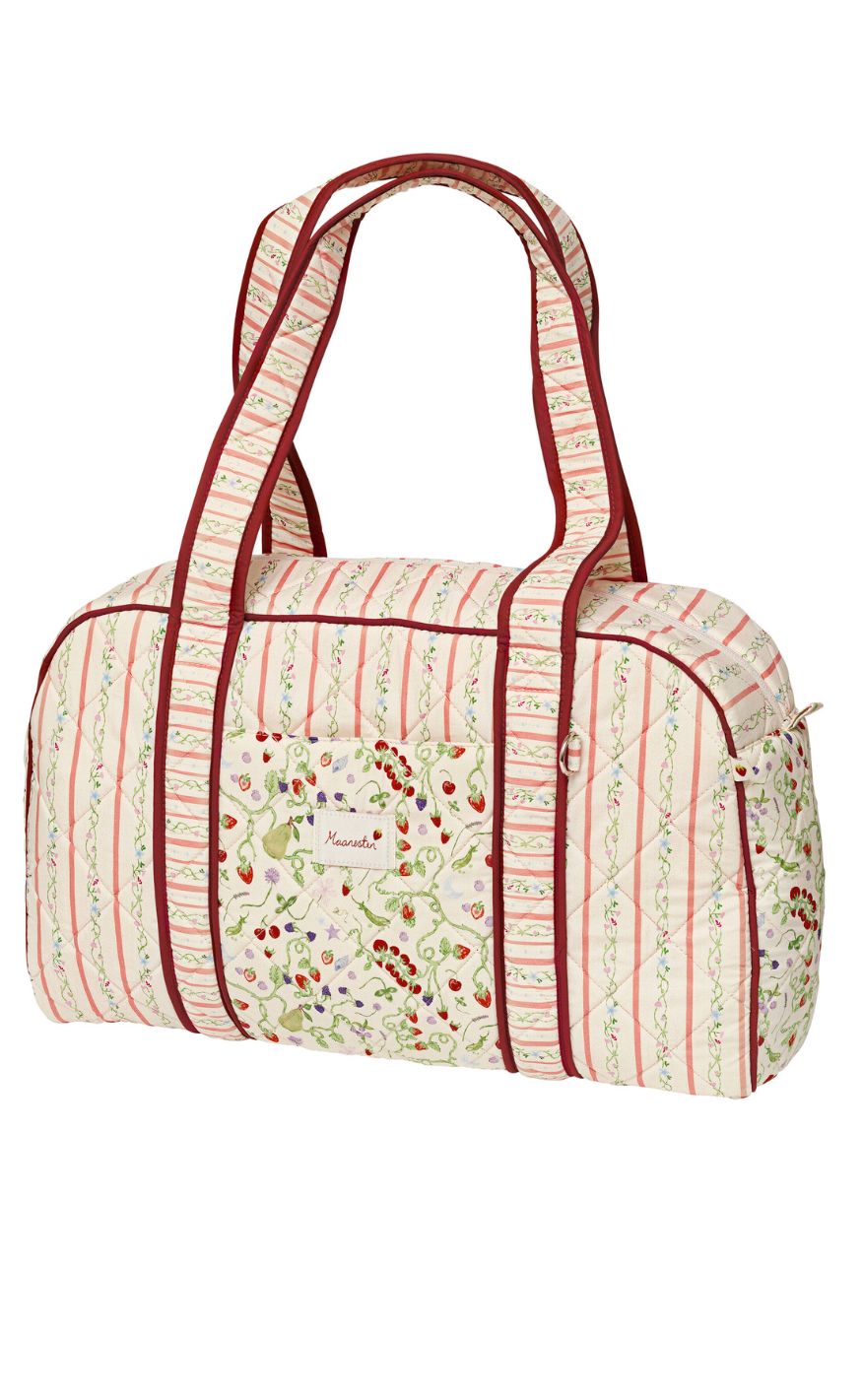 Maanesten Taske - Suvi Quilted - Summer Stripes Peach