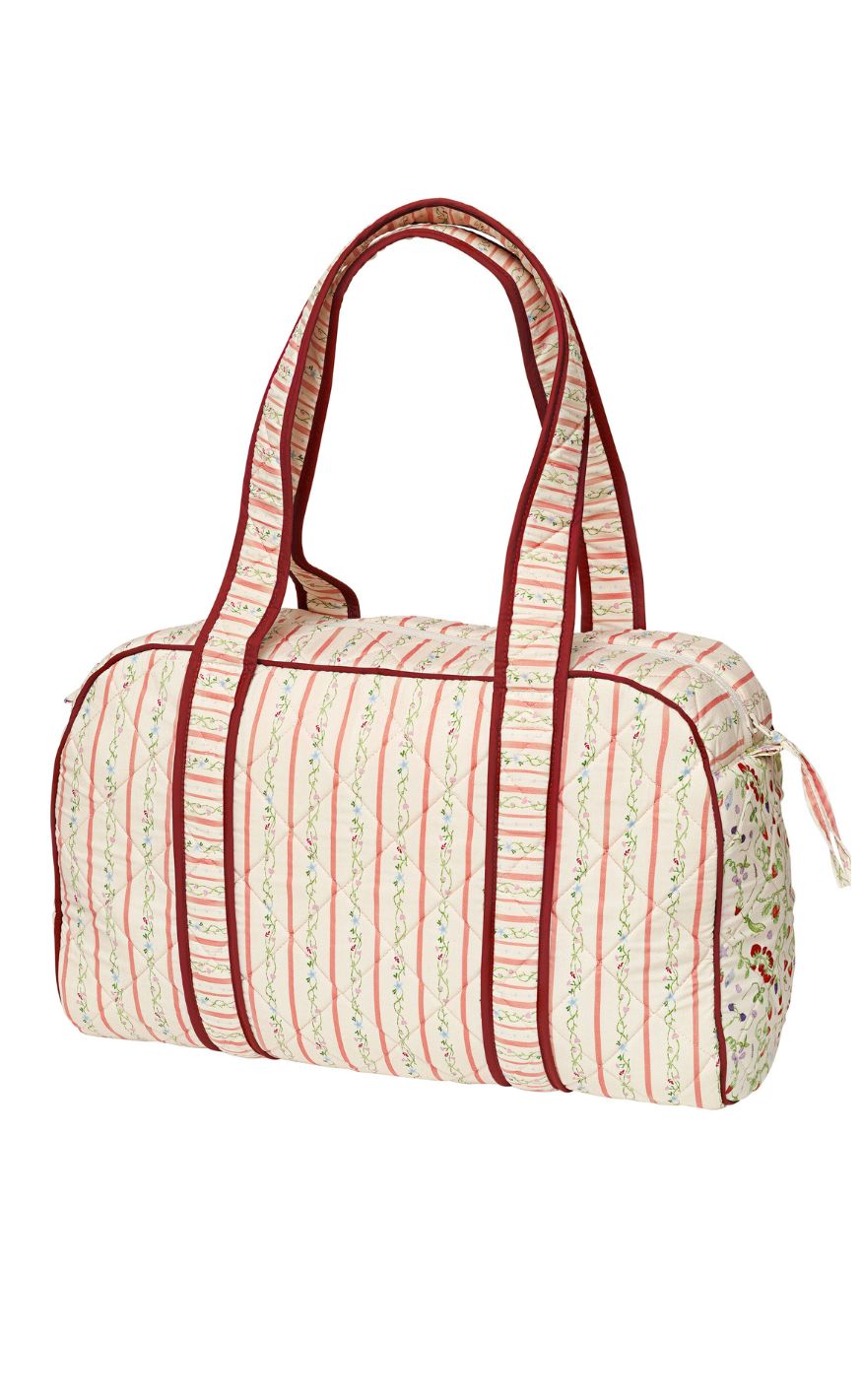 Maanesten Taske - Suvi Quilted - Summer Stripes Peach