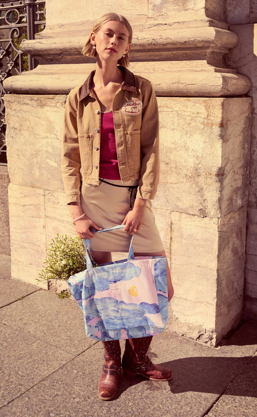 Maanesten Totebag - Big Canvas - Moonshine Rose
