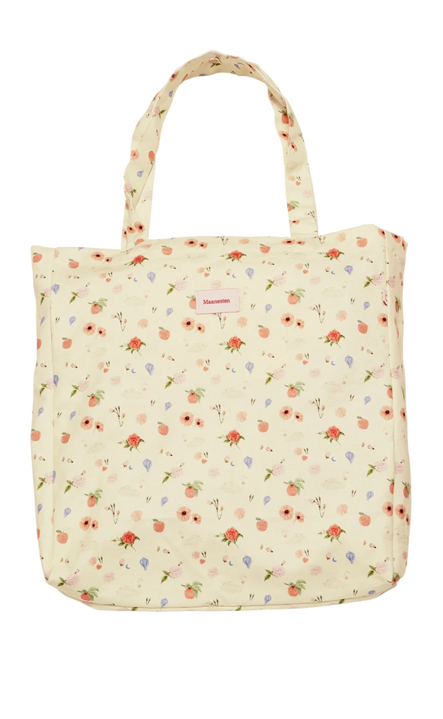 Maanesten Totebag - Canvas - Roses and Shells