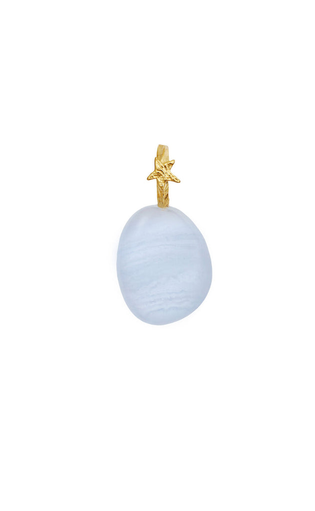 Maanesten Vedhæng - Air - Bluelace Agat