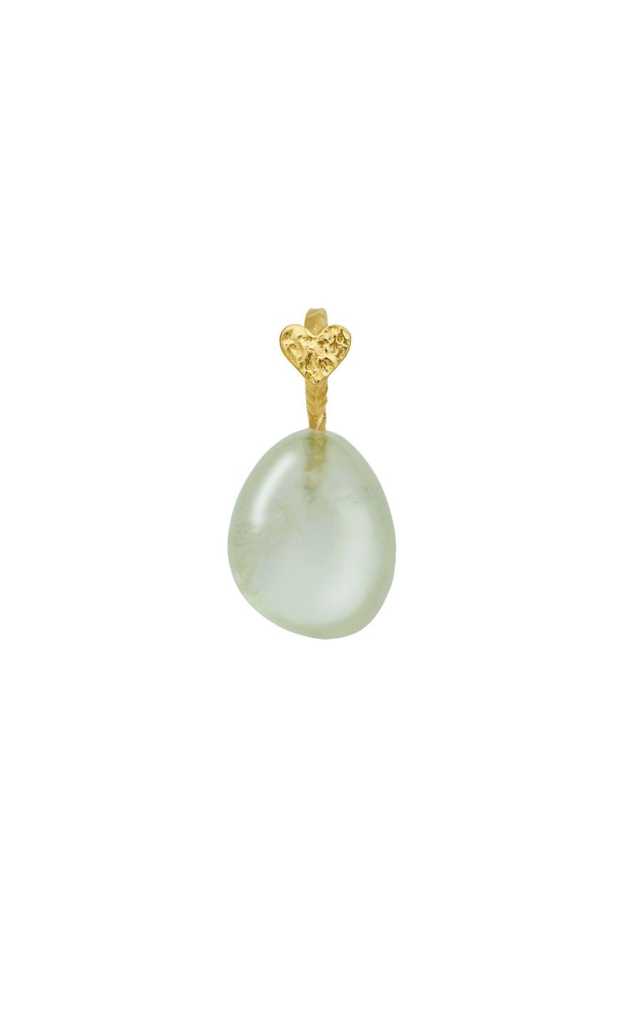 Maanesten Vedhæng - Prehnite Earth - Gold Colour