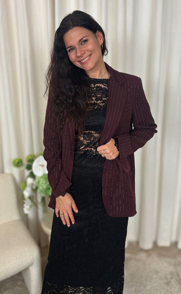 Marta Du Chateau Blazer - Damiana - Bordeaux