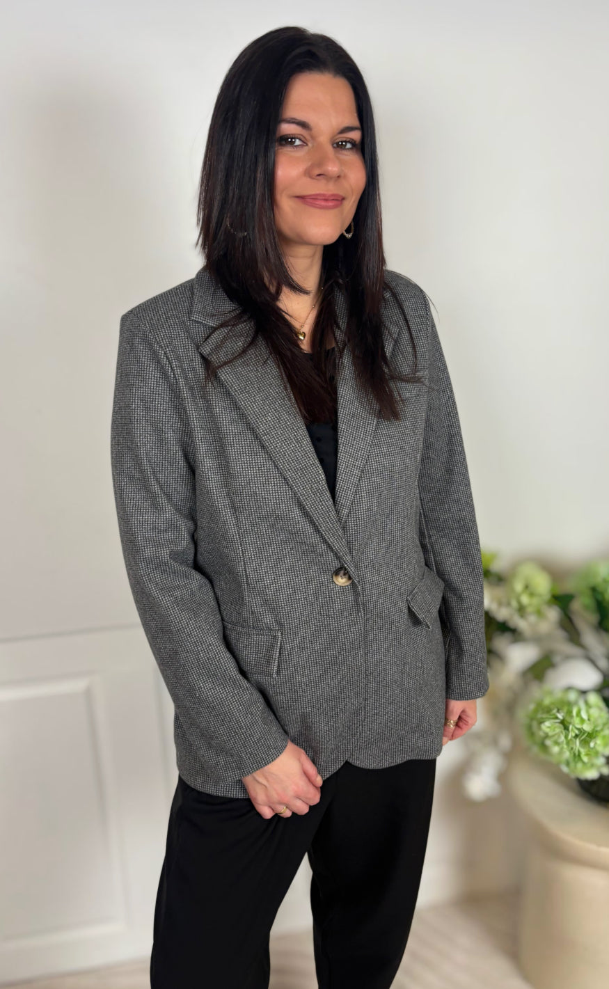 Marta Du Chateau Blazer - Fenix - Grey