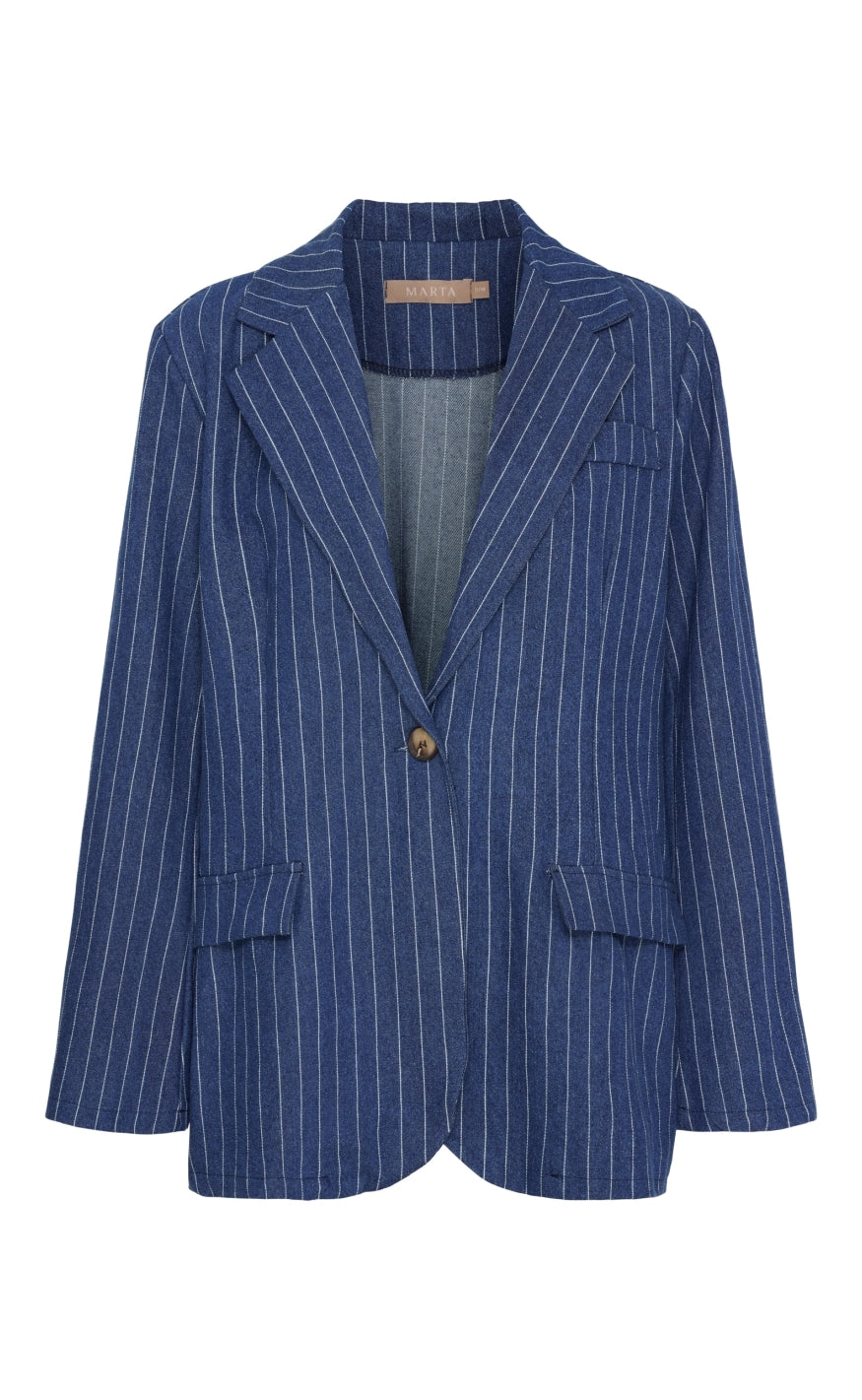 Marta Du Chateau Blazer - Lenia - Denim