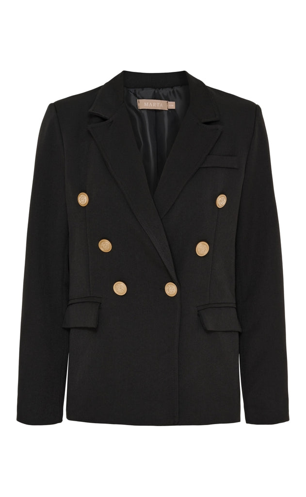 Marta Du Chateau Blazer - Topaz - Black