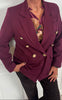 Marta Du Chateau Blazer - Topaz - Bordeaux