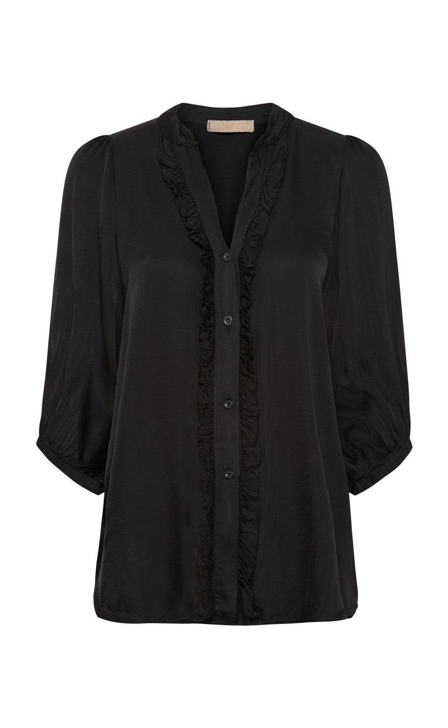 Marta Du Chateau Bluse - 3103B - Black