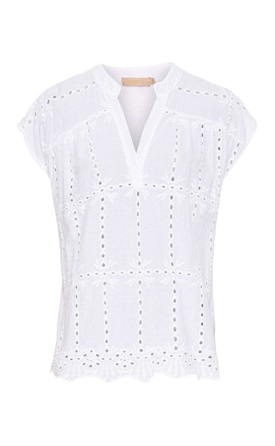 Marta Du Chateau Bluse - 4440 Kassandra - White