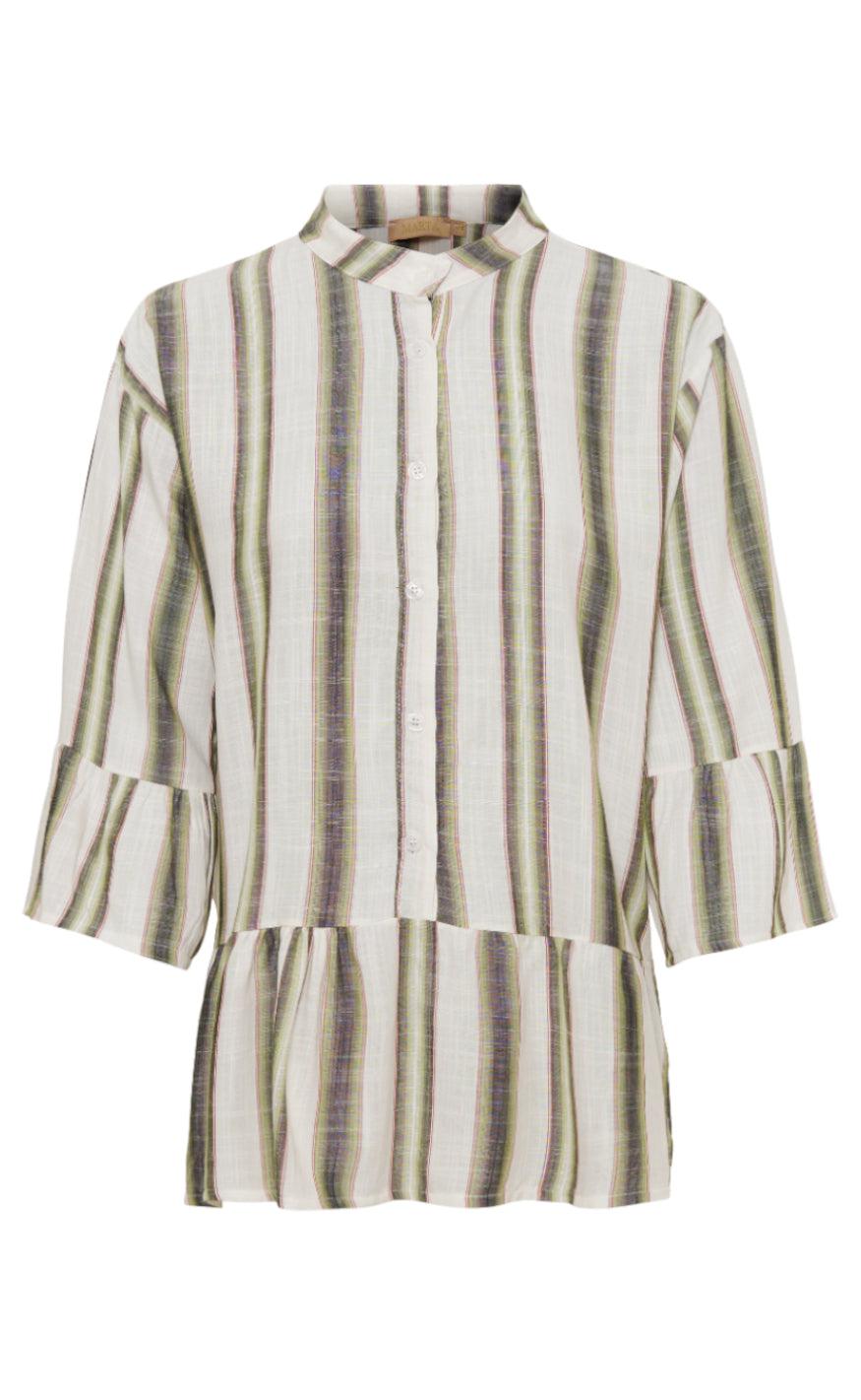 Marta Du Chateau Bluse - 5588 - Green