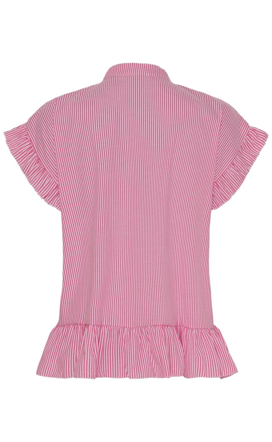 Marta Du Chateau Bluse - 5805 Cila - Fuxia Stripe