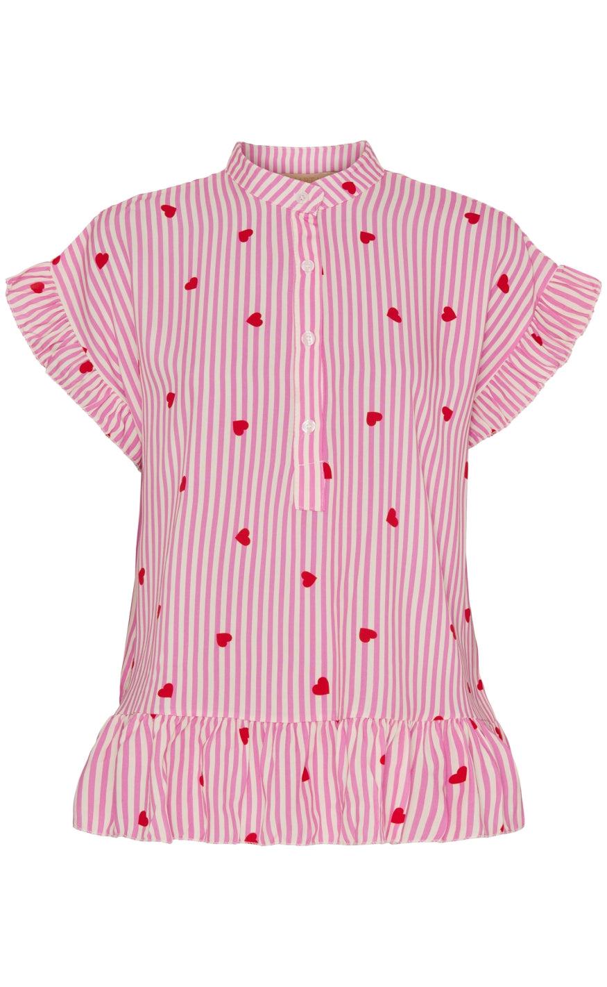 Marta Du Chateau Bluse - 5805 Clia - Fuxia Heart