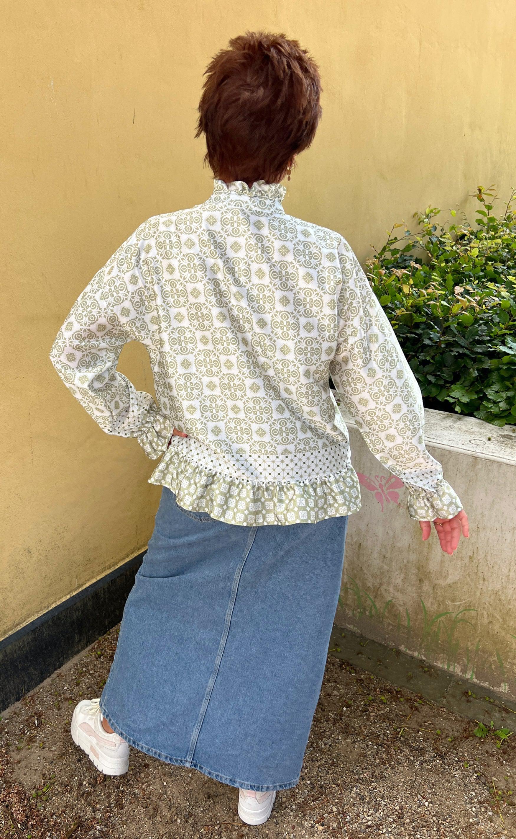 Marta Du Chateau Bluse - 5846 Wendy - Kaki