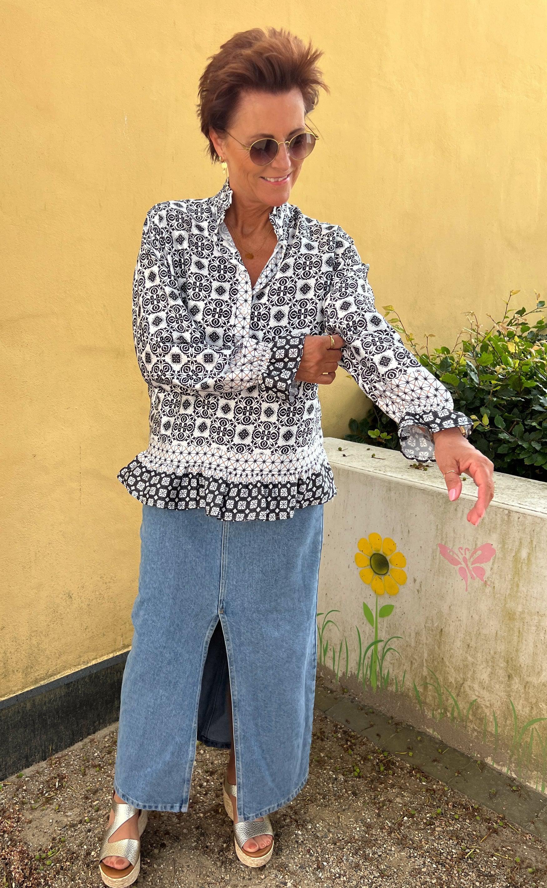 Marta Du Chateau Bluse - 5846 Wendy - Nero