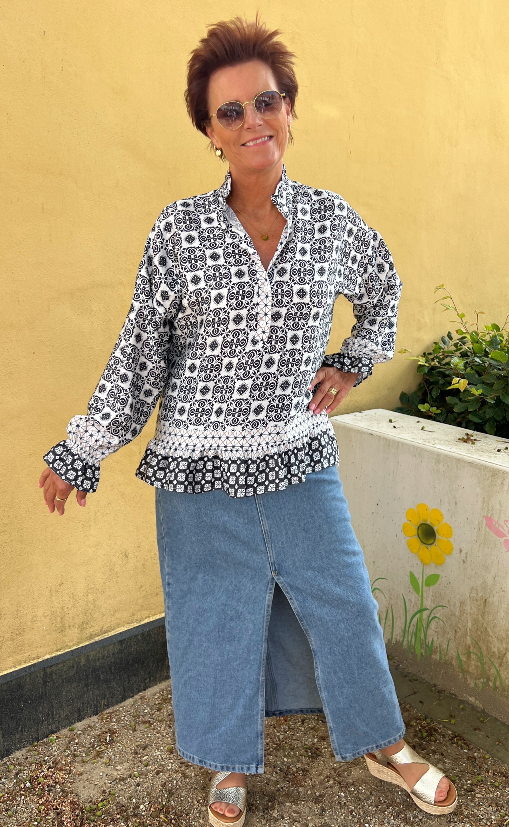 Marta Du Chateau Bluse - 5846 Wendy - Nero