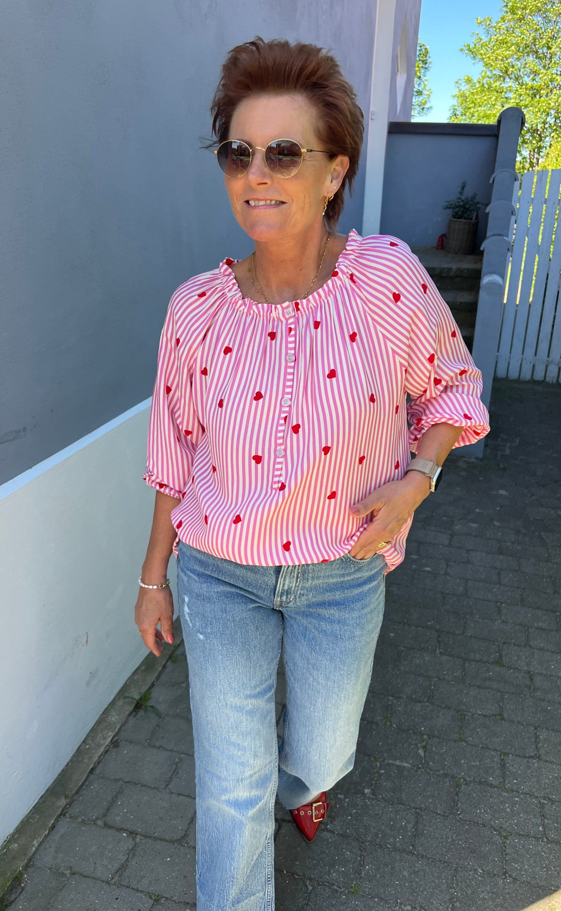 Marta Du Chateau Bluse - 6100 Nadia - Fuxia