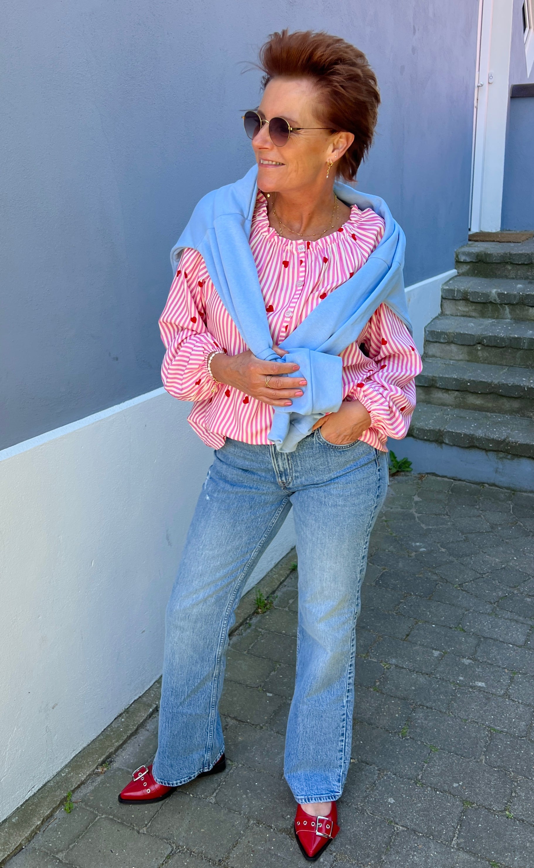 Marta Du Chateau Bluse - 6100 Nadia - Fuxia