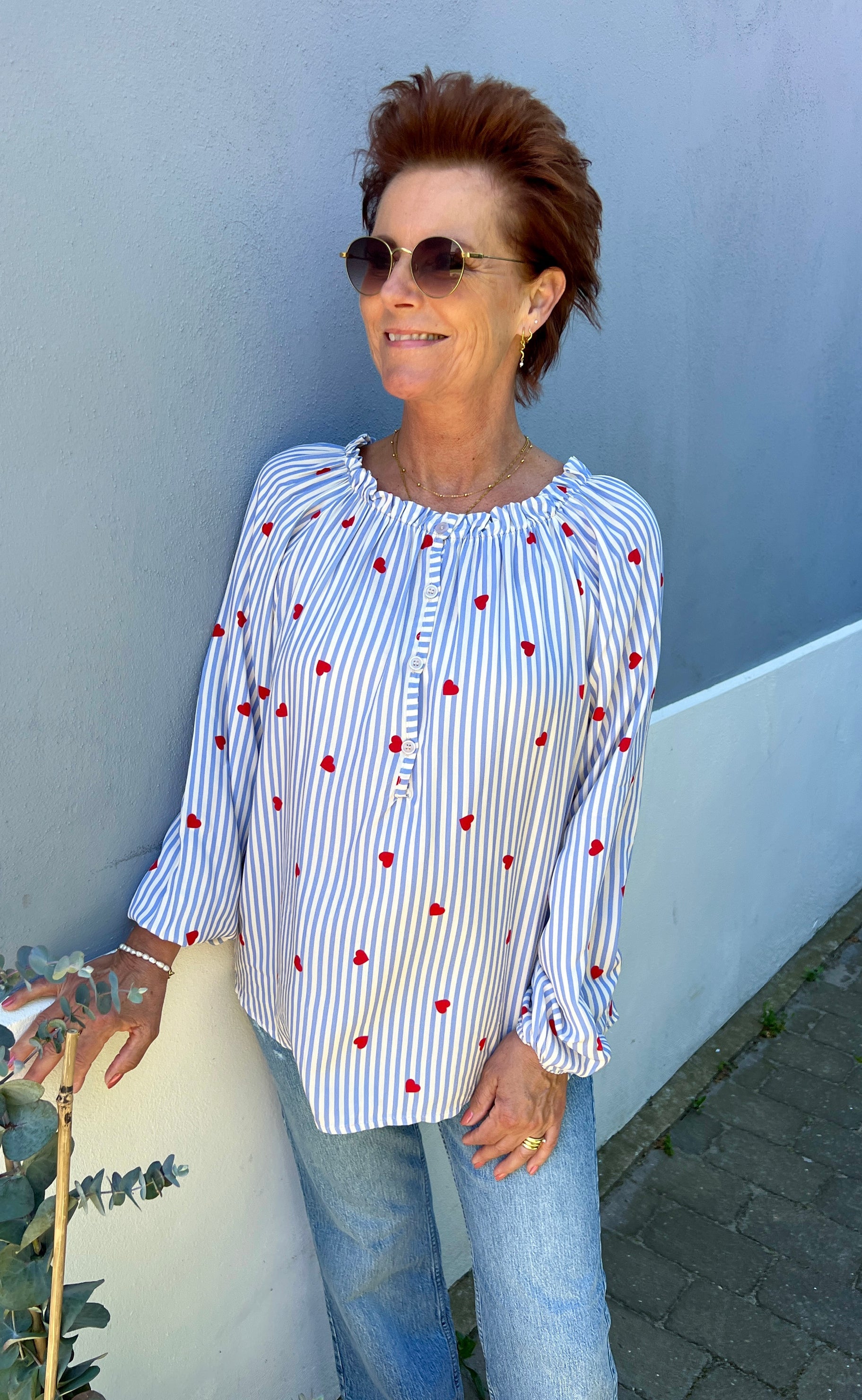 Marta Du Chateau Bluse - 6100 Nadia - Jeans