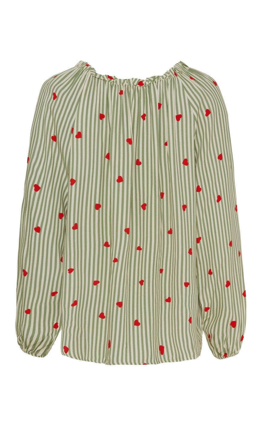 Marta Du Chateau Bluse - 6100 Nadia - Kaki