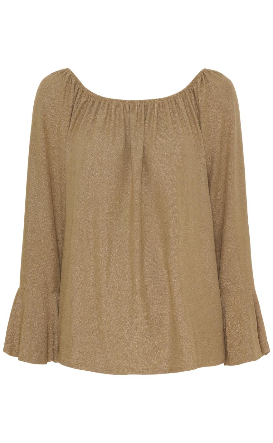Marta Du Chateau Bluse - 6139 Alexandra - Camello