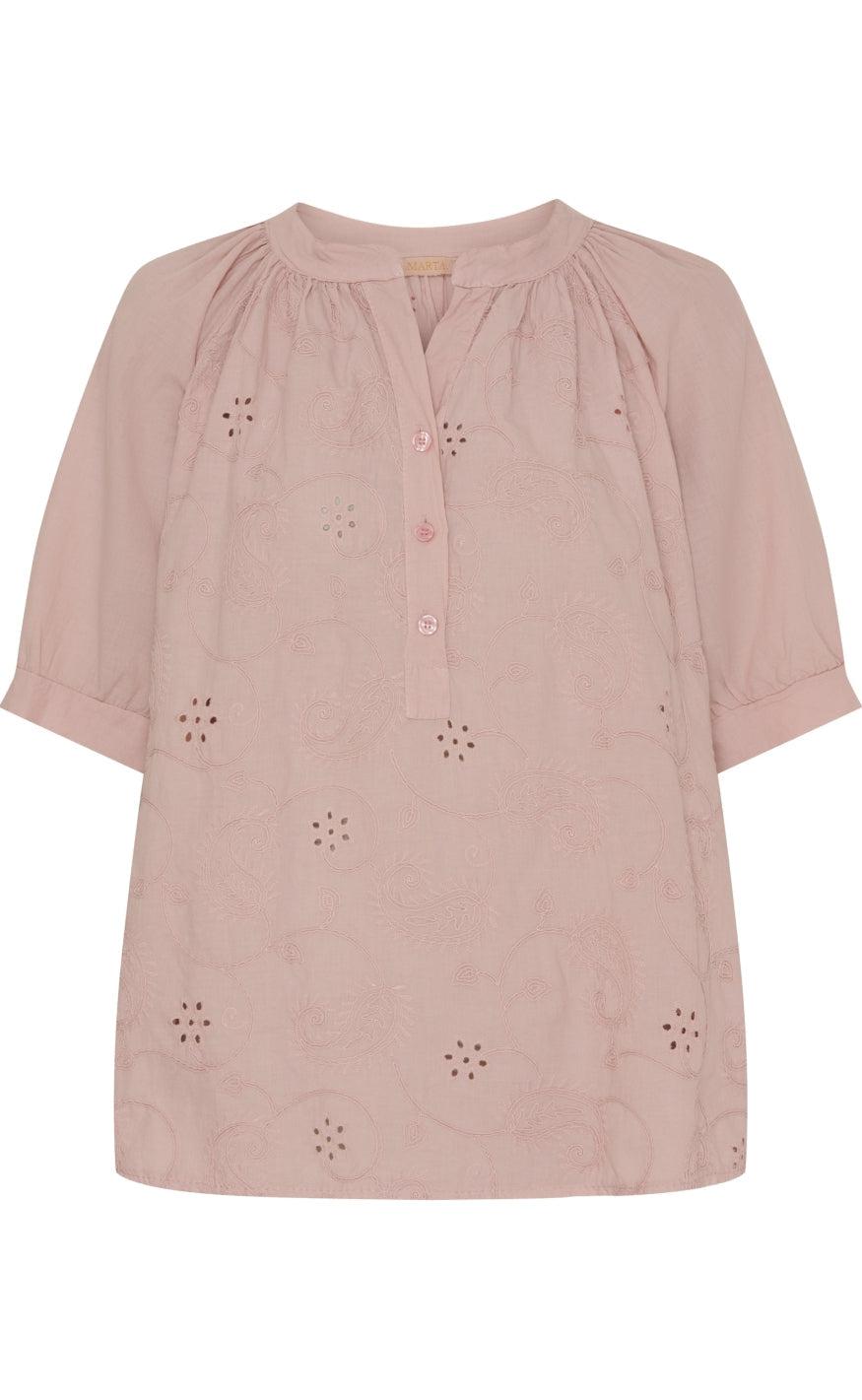 Marta Du Chateau Bluse - 6165 Alicia - Rose