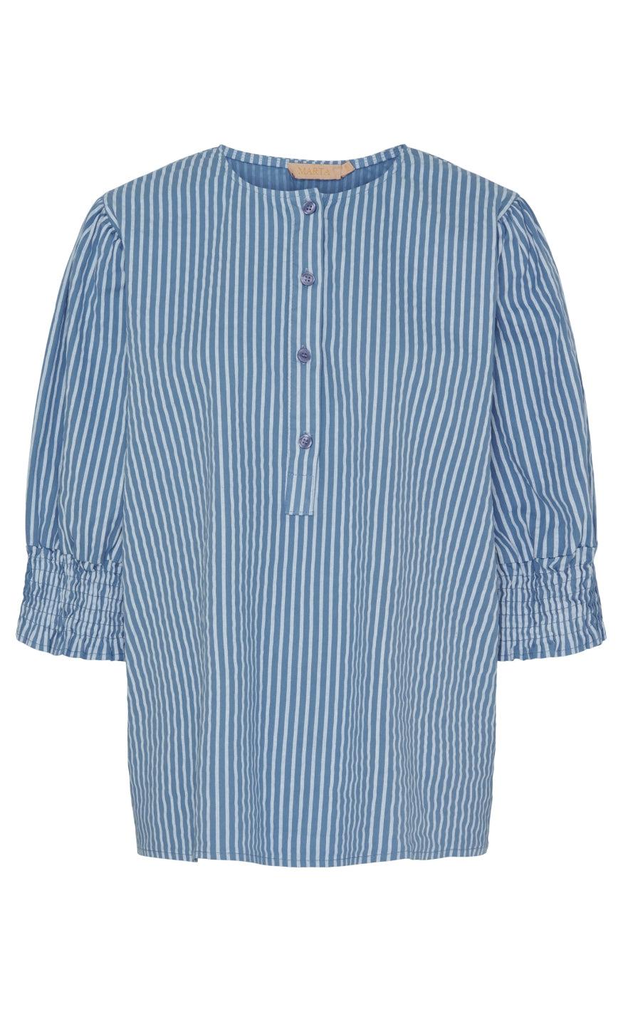 Marta Du Chateau Bluse - 6187 Dita - Avio Blue