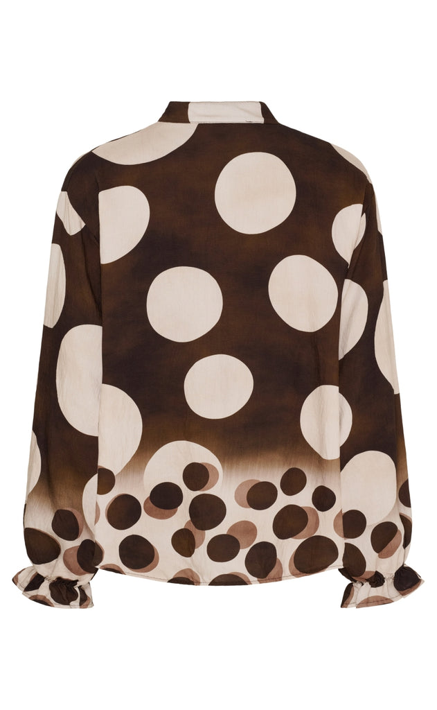 Marta Du Chateau Bluse - Aspen - Marrone