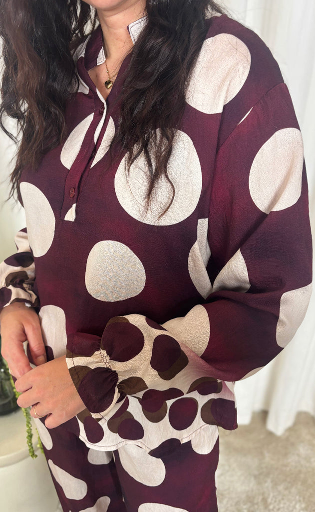 Marta Du Chateau Bluse - Aspen - Vino