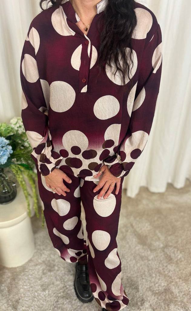 Marta Du Chateau Bluse - Aspen - Vino