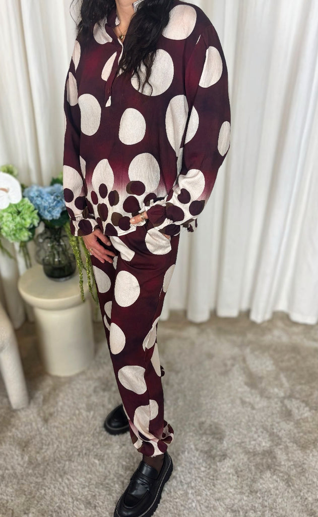 Marta Du Chateau Bluse - Aspen - Vino