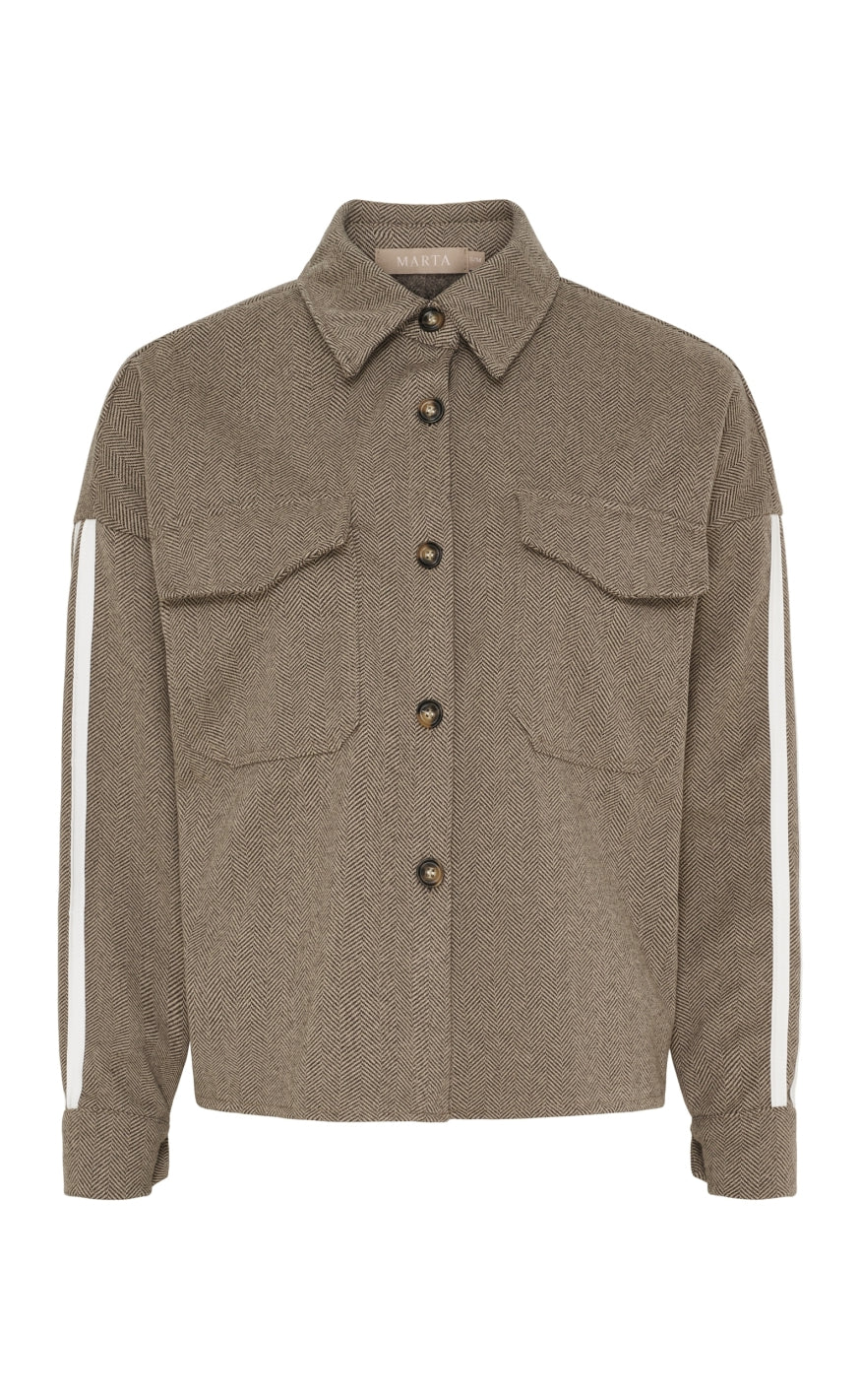 Marta Du Chateau Bluse - Avalon - Brown