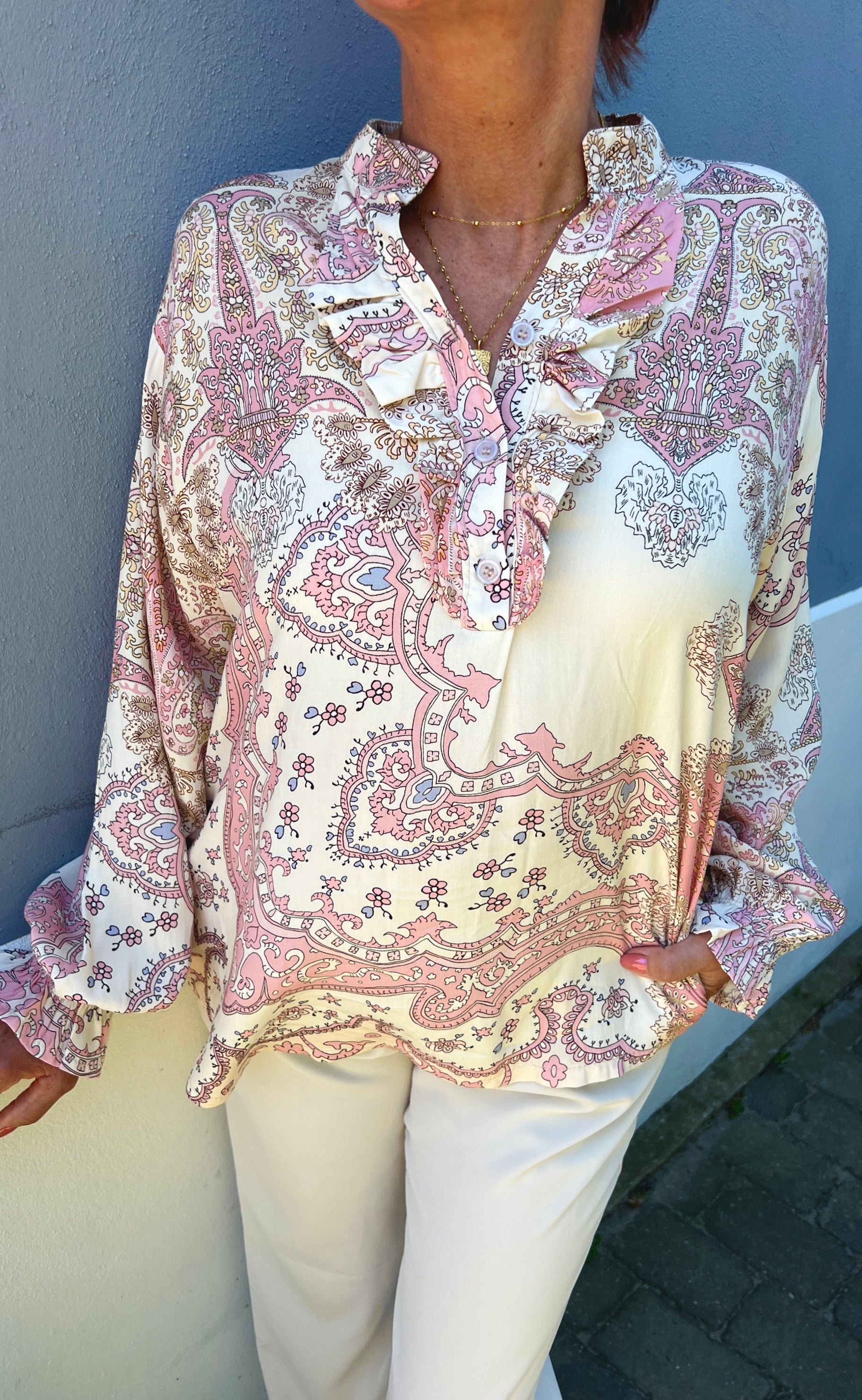 Marta Du Chateau Bluse - Aya - Rosa