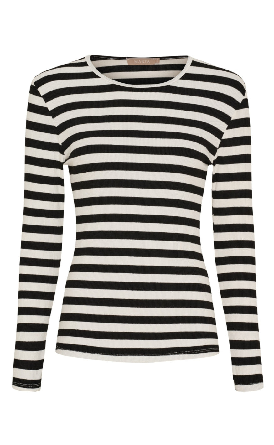 Marta Du Chateau Bluse - Begonia - Black