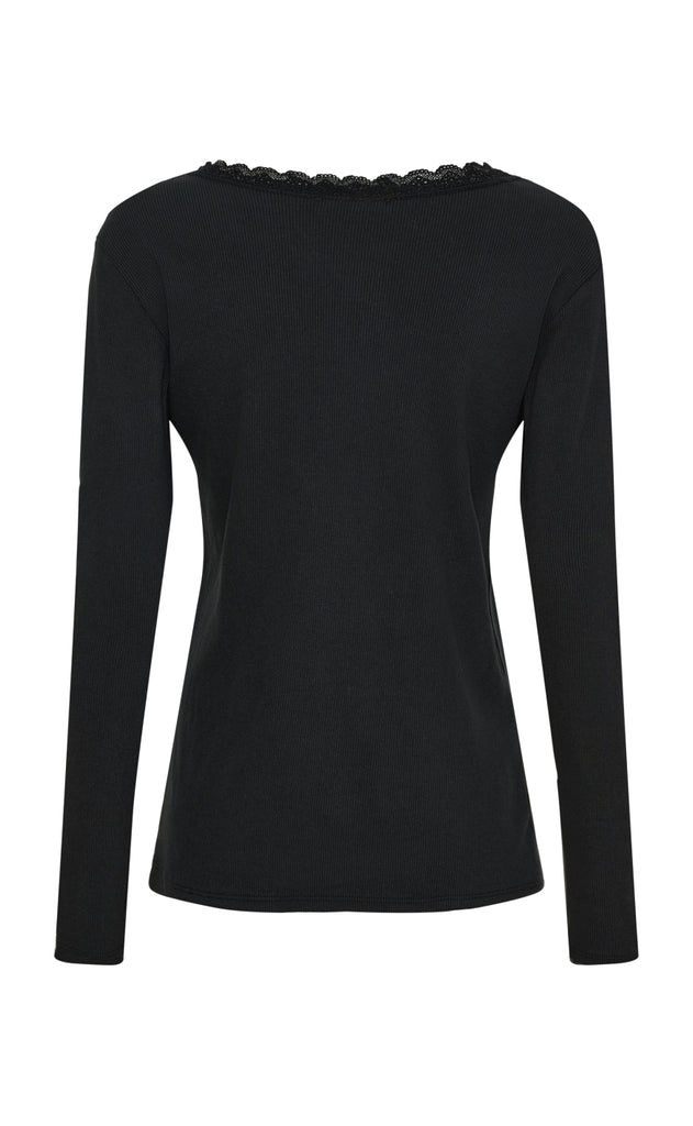 Marta Du Chateau Bluse - Belinda LS - Black