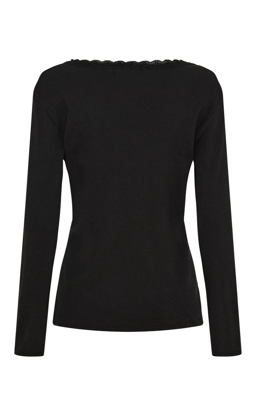Marta Du Chateau Bluse - Calista LS - Black