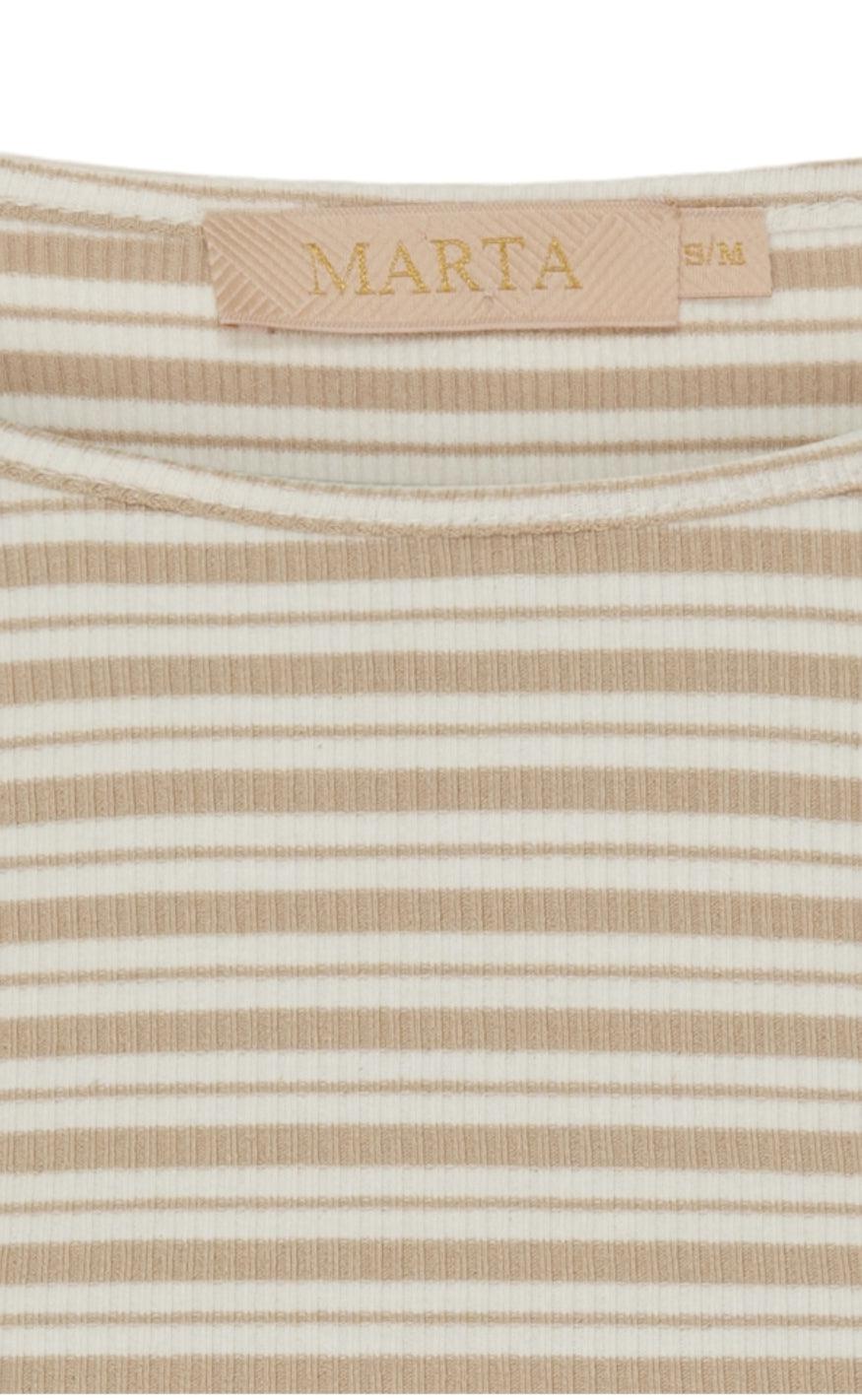 Marta Du Chateau Bluse - Christel - Beige/Cream
