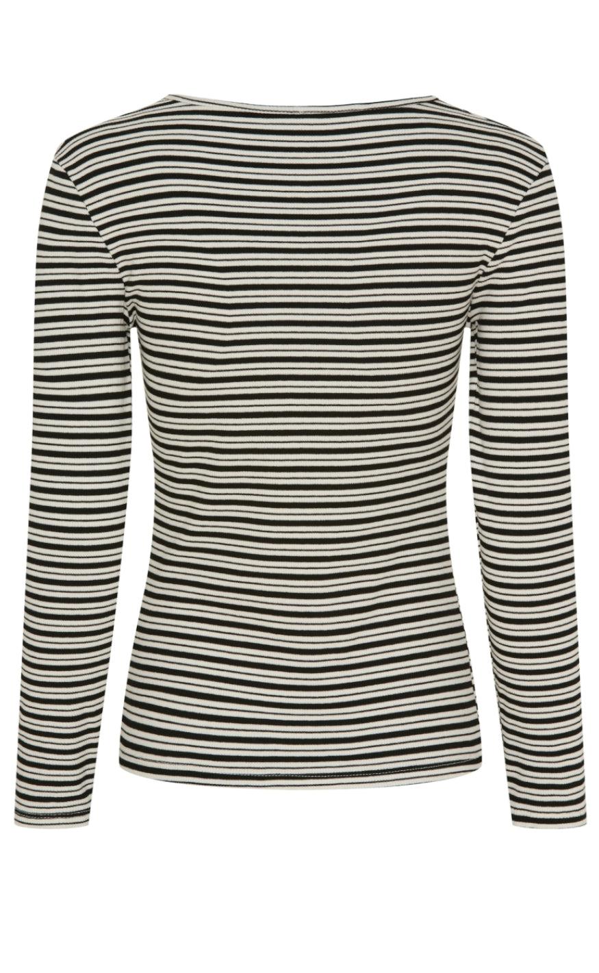 Marta Du Chateau Bluse - Christel - Black/Cream
