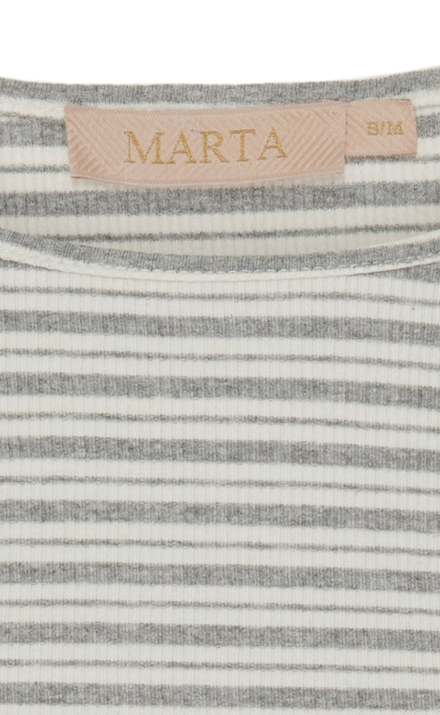 Marta Du Chateau Bluse - Christel - Melange/Cream