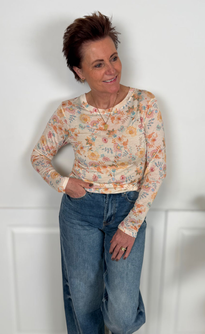 Marta Du Chateau Bluse - Elissa - Beige