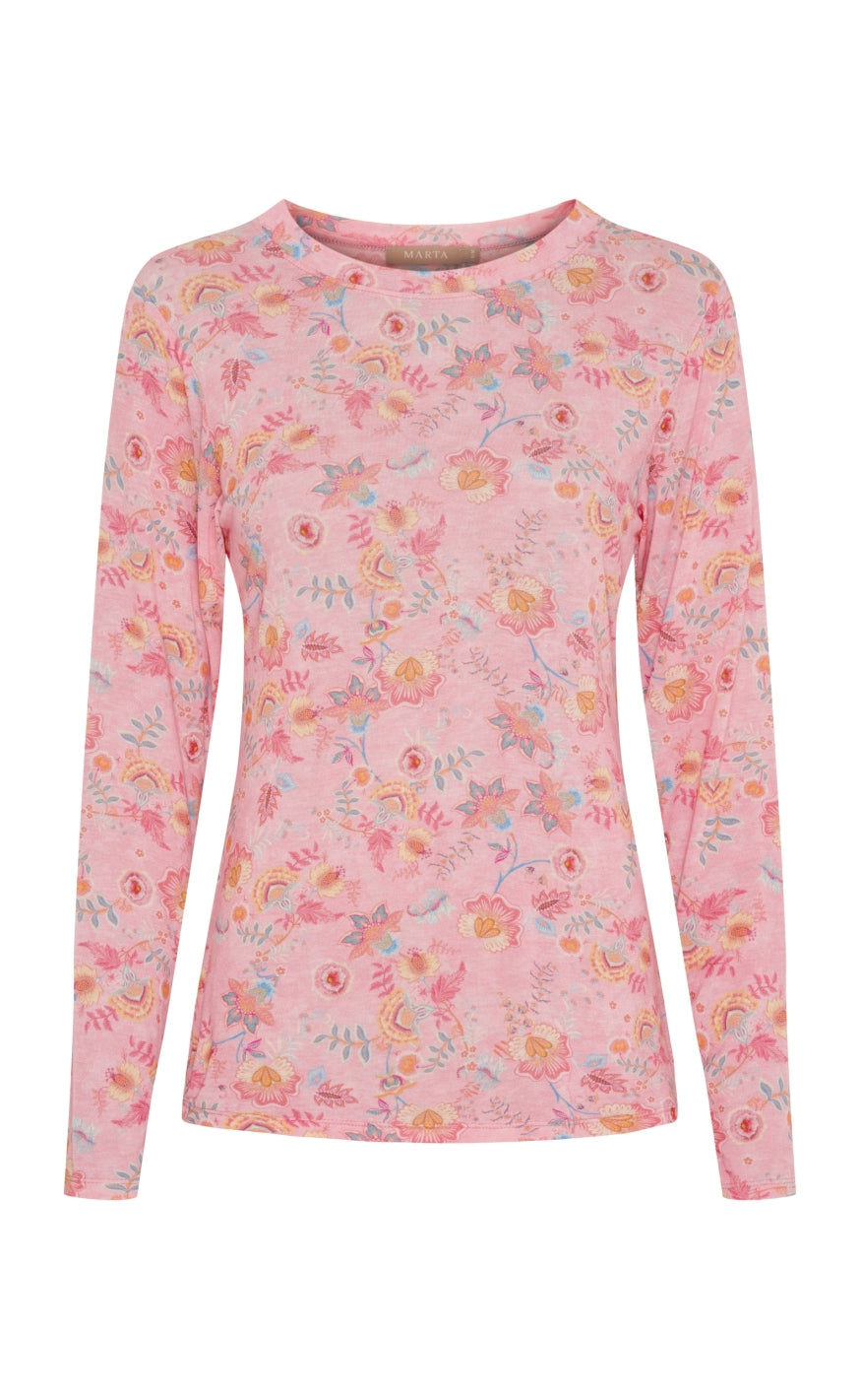Marta Du Chateau Bluse - Elissa - Rosa