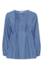 Marta Du Chateau Bluse - Eulalie - Medium Blue