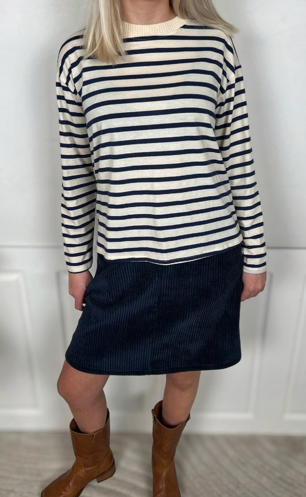 Marta Du Chateau Bluse - Kara - Navy