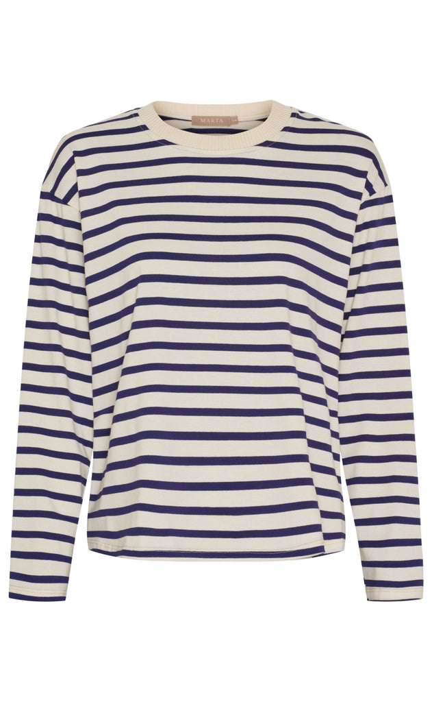 Marta Du Chateau Bluse - Kara - Navy