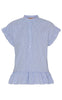 Marta Du Chateau Bluse - Lia - Sky Blue Print