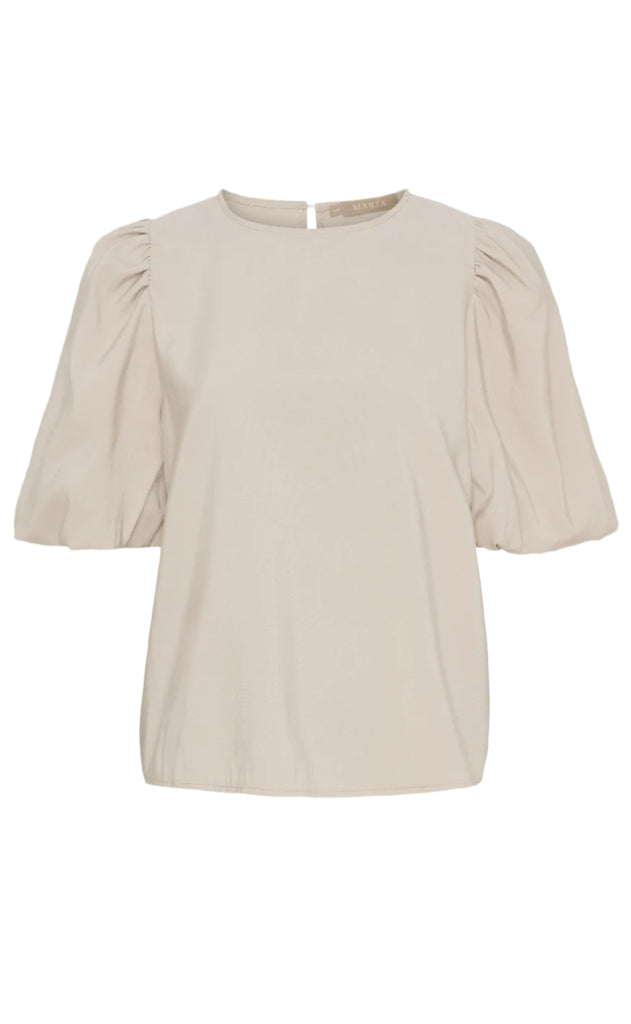 Marta Du Chateau Bluse - Loriane - Beige