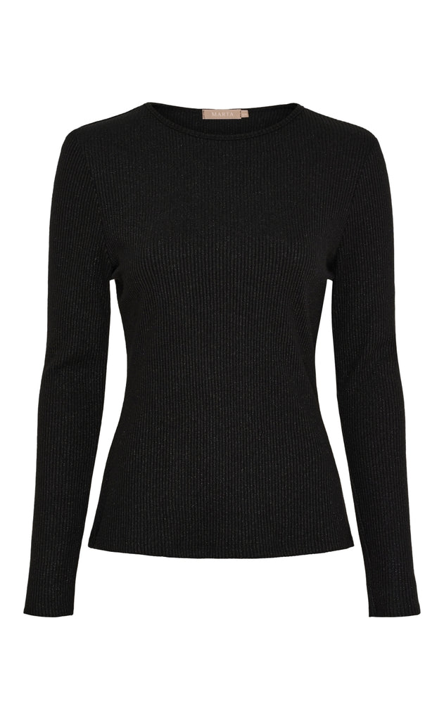 Marta Du Chateau Bluse - Lunara - Black